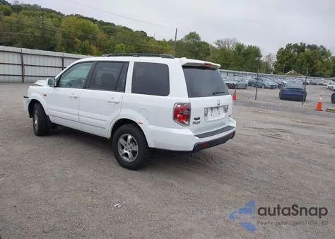 2007 Honda Pilot Ex-L из США, поврежденный, VIN 2HKYF18687H523179